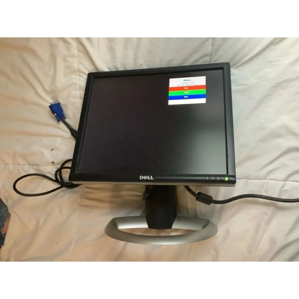 Dell LCD Computer Monitor w/ Stand & VGA Cable